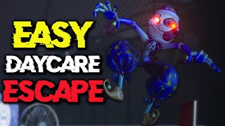 FNAF Security Breach  How To EASILY Escape The Daycare FAST [upl. by Martens]