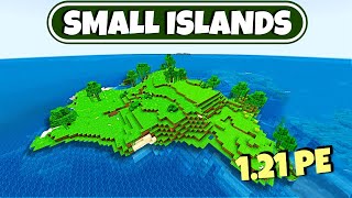 TOP 3 BEST Minecraft SMALL SURVIVAL ISLAND SEEDS 121 Seeds Minecraft 121 BedrockJava [upl. by Feltie]