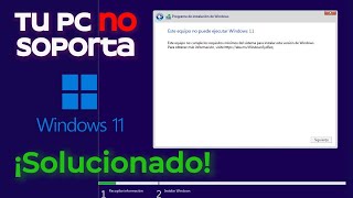 Mi computadora no permite instalar Windows 11 solucionado [upl. by Ruggiero]