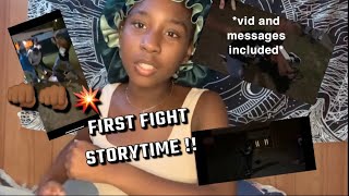 FIRST F¡GHT STORYTIME vid and messages included [upl. by Millda]