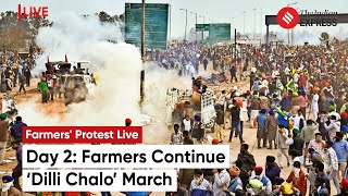 Farmers Protest Chaos At PunjabHaryana Border As Farmers Continue ‘Delhi Chalo’ March [upl. by Chard229]