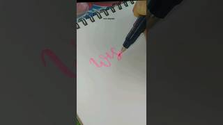 Brush pen calligraphy calligraphylettering artwork wordlettering shehcalligraphy viralshorts [upl. by Zulch]