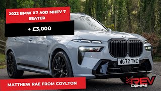 MATTHEW RAE WON THE 2022 BMW X7 40D MHEV 7 SEATER  £3000 [upl. by Hiltan]