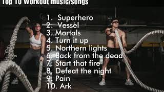 Top 10 songs for Workout Best gym songsmusic English  Workoutgym Motivation February 2019 [upl. by Vescuso]