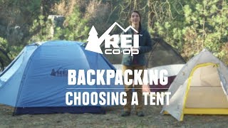 How to Choose Backpacking Tents  REI [upl. by Maharg]