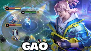 Honor of Kings Gao If you are new player choose this hero Gameplay Rank [upl. by Fakieh]