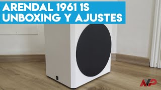 Subwoofer Arendal 1961 1S Unboxing y primeras impresiones [upl. by Salocin]