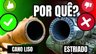 Por Que os Tanques Usam Canhões de Ânima Lisa e Não Estriados Descubra Agora [upl. by Airoled]