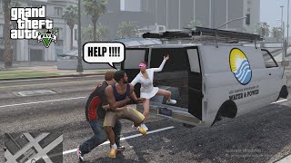 I Was Kidnapped By Michaels Family In GTA V [upl. by Atniuqal439]