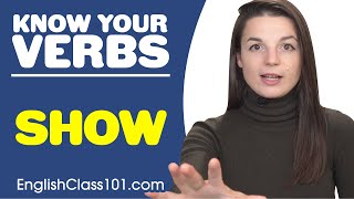 SHOW  Basic Verbs  Learn English Grammar [upl. by Marice]