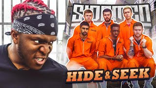 SIDEMEN HIDE AND SEEK IN A PRISON [upl. by Rehpoitsirhc]