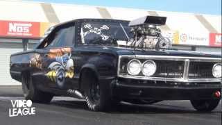 8 Sec Dodge Coronet The Stinger S4S Global Drag Racing League [upl. by Broeder]