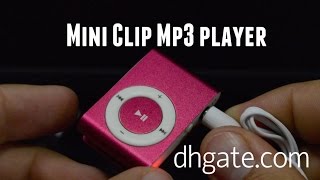 Mini Clip Mp3 player from DHgatecom [upl. by Alik]