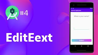 Android Studio 4  Get text input with EditText [upl. by Hajidahk]