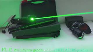 Pointeur laser vert le plus puissant 15W de JETLASERS [upl. by Nattie]