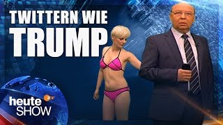 Gernot J Hassknecht erklärt Donald Trump den Kapitalismus  heuteshow vom 17032017 [upl. by Adalheid795]