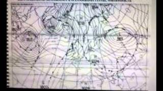 Receiving meteo HFFAX Northwood 8038 Khz with my Degen De1103  Multipsk [upl. by Eatnod]