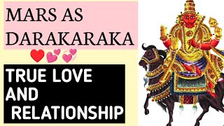 MARS AS DARAKARAKA IN VEDIC ASTROLOGY [upl. by Heywood165]