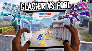 PRO MUMMY SET PLAYER CHALLENGED ME  M416 FOOL VS M416 GLACIER  IPAD PRO 4FINGERS CLAW HANDCAM [upl. by Emawk]