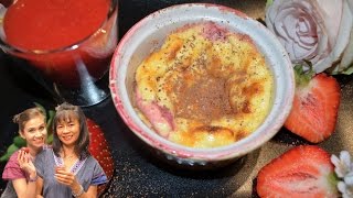 Luftiges Quarksoufflé mit ErdbeerLava [upl. by Ellebyam]