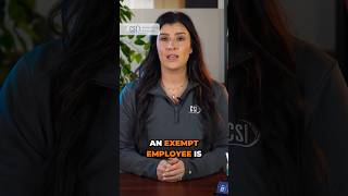 Exempt amp Non Exempt Employees Explained in 30 Seconds [upl. by Eigram567]