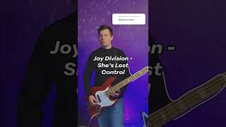 Joy Division  Shes lost control bass cover by CoveryChannel [upl. by Froemming]