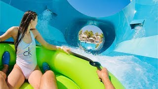 Waterslides at Laguna Waterpark in Dubai [upl. by Hera30]