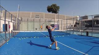 Exercices de smashs au padel  Julien Bondia  Avantage Padel [upl. by Ahseryt]