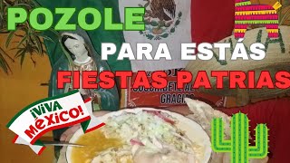 POZOLE de CERDO PARA ESTÁS FIESTAS PATRIAS 🇲🇽 Fácil Preparación pozoleviralfouryou cerdo😋🌶️ [upl. by Nnaitsirk]