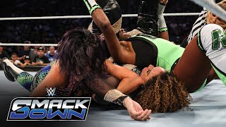 Bayley and Naomi both pin Nia Jax in highstakes match SmackDown highlights Sept 20 2024 [upl. by Goulder]