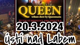 Ústí nL🎤QUEEN 🎸Symphonic tribute show🎺atmosféra 🎻 2032024 [upl. by Staten]