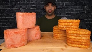 ASMR SPAM amp HASH BROWNS MUKBANG [upl. by Franky]