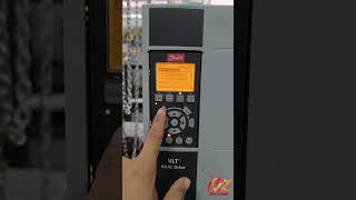 Danfoss VFD Minimum speed reference setting [upl. by Auqinom851]