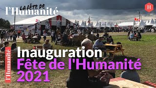 Inauguration de la Fête de lHumanité 2021 [upl. by Bonine]