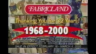 Toronto Fabricland Commercial 2000 [upl. by Tyika]