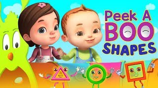 Peekaboo  Shapes Song  Cartoon Animation For Kids  Many More Nursery Rhymes For Children [upl. by Hernandez198]