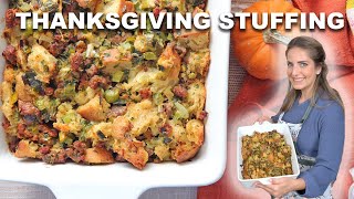 Homemade Thanksgiving Stuffing  The Easiest Recipe [upl. by Fishback681]