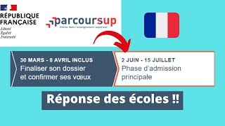 Ce quil faut savoir avant les réponses  Parcoursup les réponses des écoles Date à retenir elibra [upl. by Aschim]