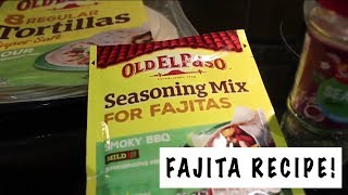 FAJITAS RECIPE [upl. by Notffilc]