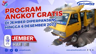 Program Angkot Gratis Di Jember Diperpanjang Hingga 6 Desember 2022  Jember Hari Ini [upl. by Anirbus]