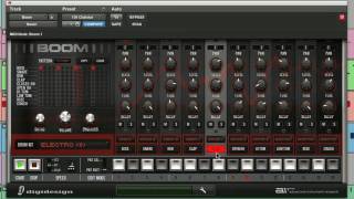 Boom Program Your Own Drum Machine Patterns  Virtual Instrument for Pro Tools [upl. by Anoved]