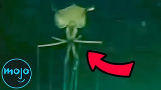 Top 10 Creepiest Things Caught on Underwater Cameras [upl. by Adirahs]