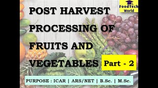 HORT 366 Postharvest diseases lecture by Dr P R Chaudhary K K Wagh College of Agriculture Nashik [upl. by Ling]