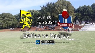 Delfos 2nd XI vs Kagiso 2nd XI Presidents A League [upl. by Yrahcaz]