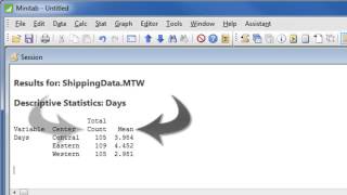 How to Analyze Data with Minitab 17 [upl. by Ansev]