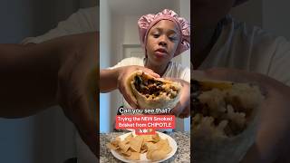 New at chipotle 🌯 chipotle mukbang foodreview asmr foodshorts [upl. by Leipzig]