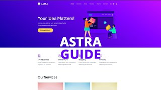 How To Make Header Full Width  Header Builder Astra Theme [upl. by Crispas]