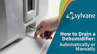 How to Drain a Dehumidifier Automatically  Sylvane [upl. by Iv]