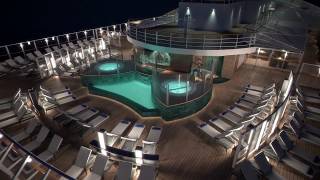 MSC Seaside  Yacht Club Sun Deck amp Pool  OfferteCrocierecom [upl. by Alicirp]