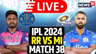 Watch IPL Match Live Today  IPL Live  MI Vs RR  RR Vs MI  Rajasthan Royals Vs Mumbai Indians [upl. by Ahseit192]